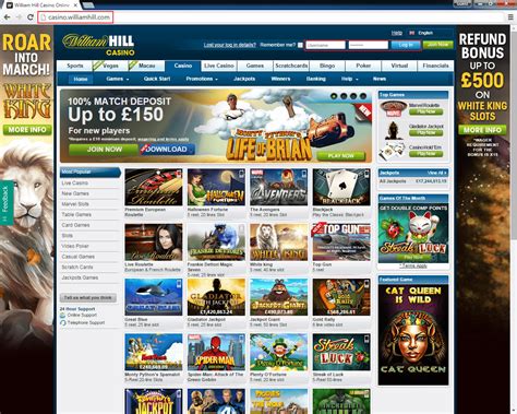 william hill online casino login